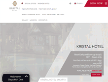 Tablet Screenshot of hotelkristal.com